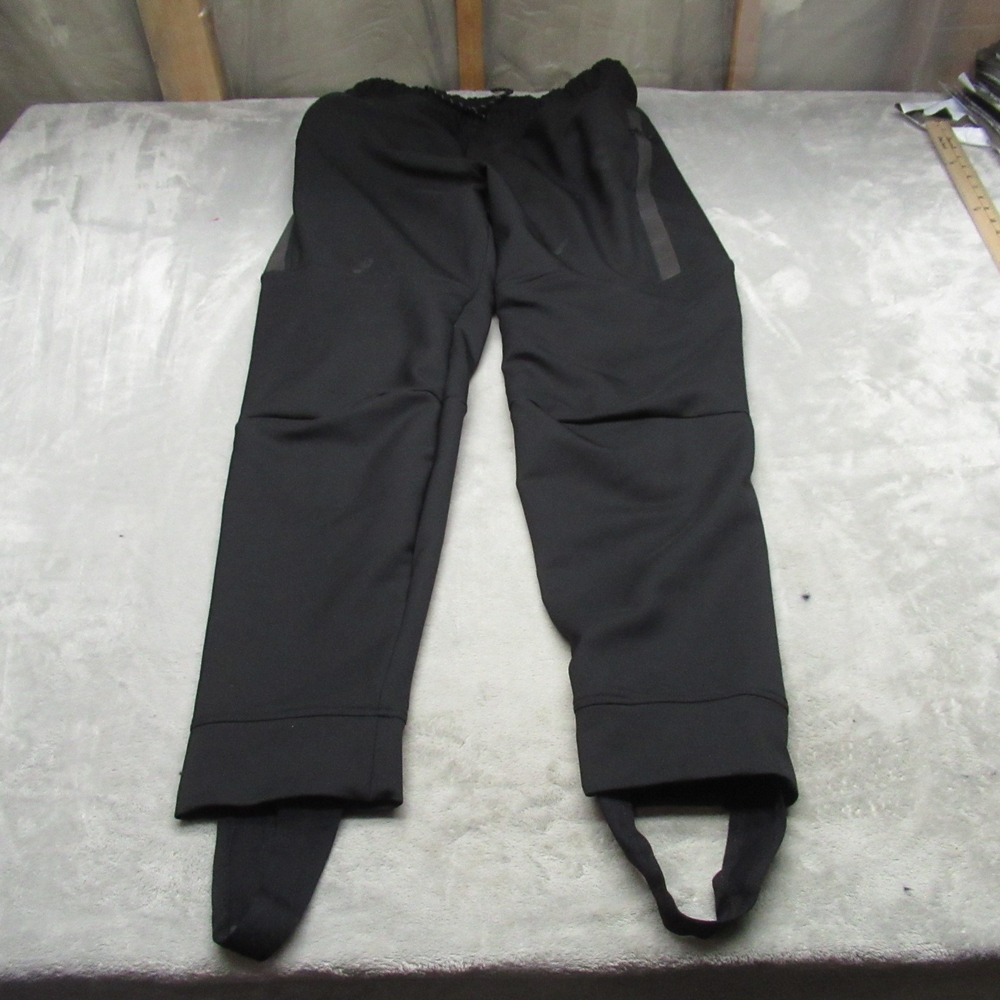 Rev It Parabolica Pants Mens XL Black Tapered Fit‎ Stirrup Moto Joggers 32x31